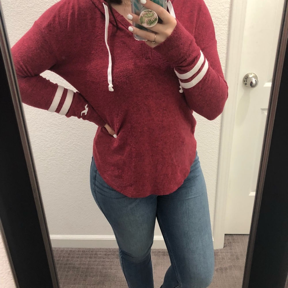 Hollister hooded long sleeve